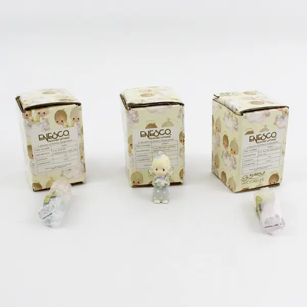  1989 Precious Moments  Bridesmaid Groomsman Jr Bridesmaid Mini Pewter Figures 