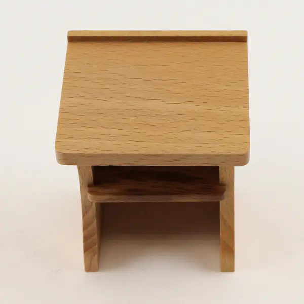 M. J Hummel Goebel Wooden Podium Stand Miniature German Made 3.5" Tall