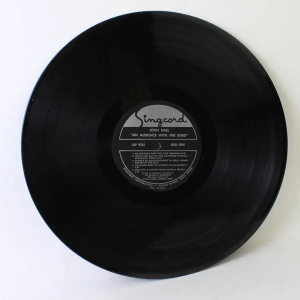 John Hall An Audience With the King 12" Vinyl Record