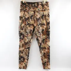 Nine West Active Black Brown and Beige Leggings Women's Large