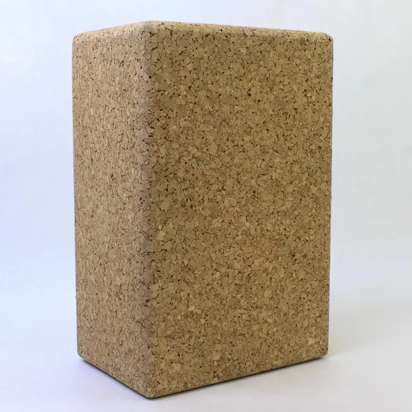 Unbranded Solid Cork Yoga Blocks Prop Stretching Exercises 9" x 6" x 4"