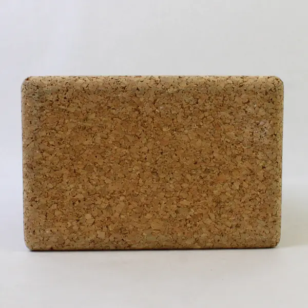 Unbranded Solid Cork Yoga Blocks Prop Stretching Exercises 9" x 6" x 4"