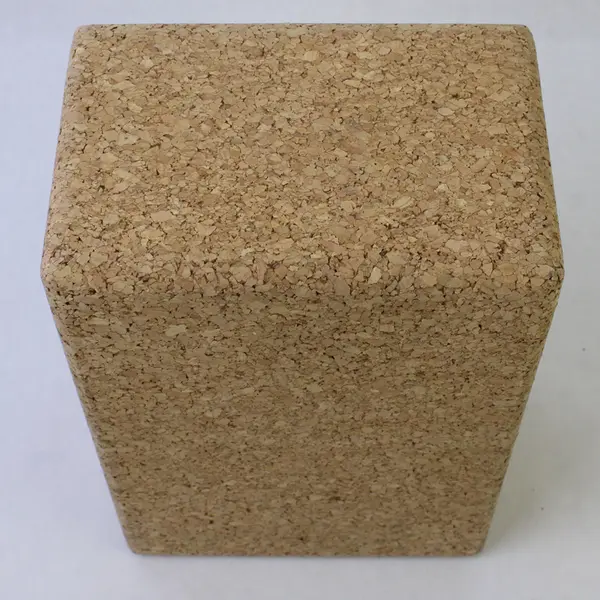 Unbranded Solid Cork Yoga Blocks Prop Stretching Exercises 9" x 6" x 4"