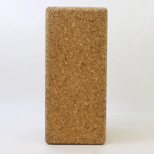 Unbranded Solid Cork Yoga Blocks Prop Stretching Exercises 9" x 6" x 4"