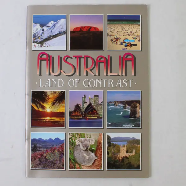 Australia Land of Contrast by Lesley Van de Velde 2000 Illustrated PB Good