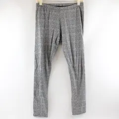 A New Approach Black and White Herringbone Pattern Leggings Women's Medium