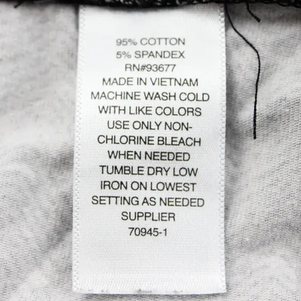 A New Approach Black and White Herringbone Pattern Leggings Women's Medium