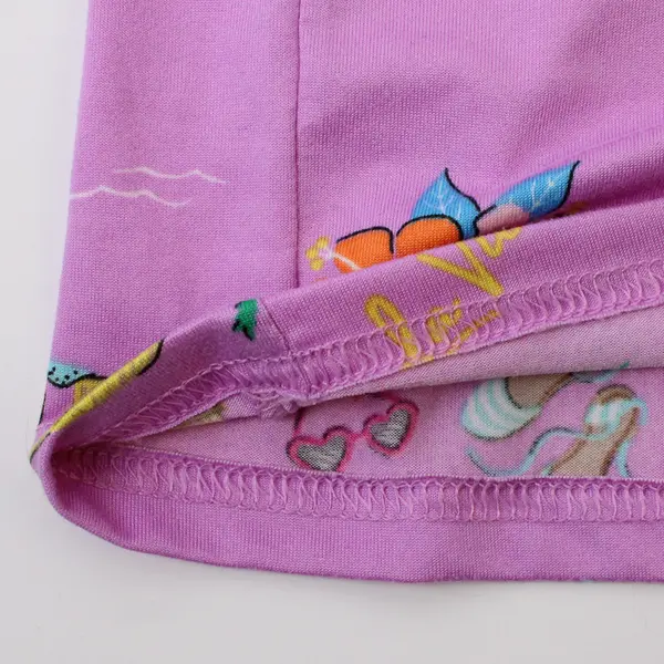 Joyspun Beach-Themed Short-Sleeved Sleepshirt Women's L-XL