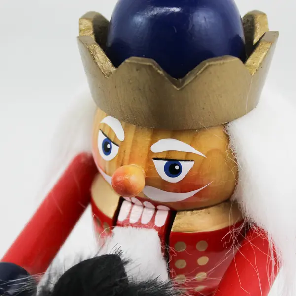 Kurt S Adler Santa’s World Santa Nutcracker Riding A Rocking Horse Gold Crown
