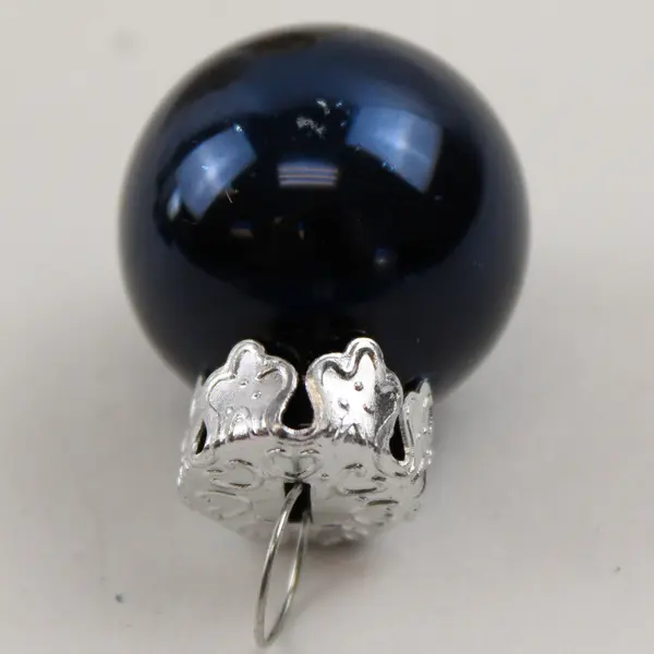 Assorted Christmas Ornaments Gold Clear Blue Mixed Shapes Holiday Decor