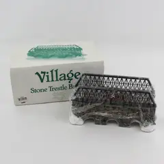 DEPT 56 Snow Village Stone Trestle Bridge # 52647 Retired