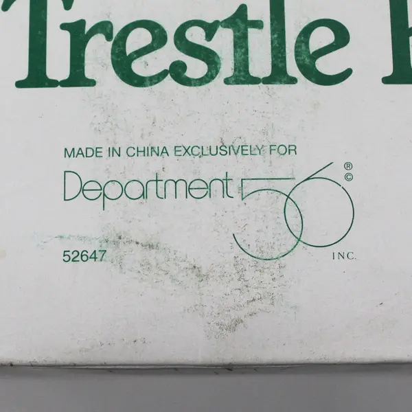 DEPT 56 Snow Village Stone Trestle Bridge # 52647 Retired