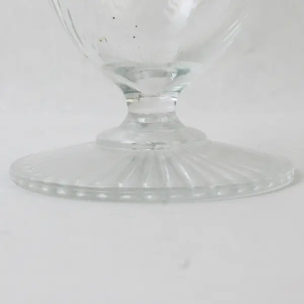 Lot Of 4 Unbranded Unmarked Matching Clear Glass Tumbler Glasses 6.25" Tall