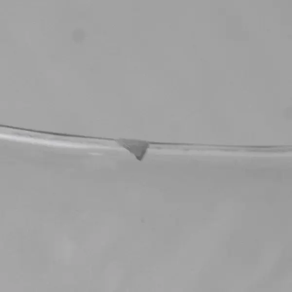 Lot Of 4 Unbranded Unmarked Matching Clear Glass Tumbler Glasses 6.25" Tall