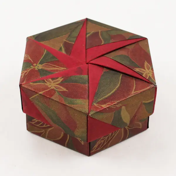 Small Folded Paper Gift Box 3.5x3.5x2in Used Party Favors Wedding