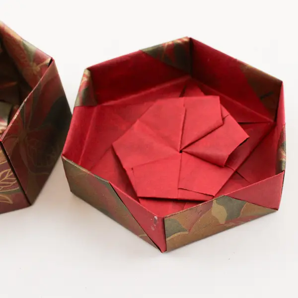 Small Folded Paper Gift Box 3.5x3.5x2in Used Party Favors Wedding