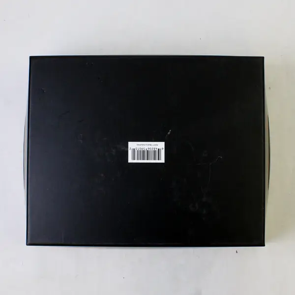 Black Organizer Bin w/ Handles Open-Top 12.5x10x4.5