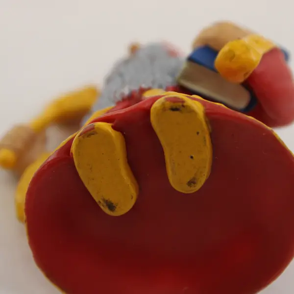 Red Wizard Figurine w/ Scepter & Book - Fantasy Collectible 3in