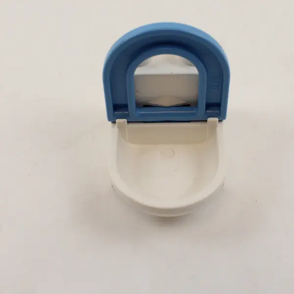 LEGO DUPLO White & Blue Toilet & Sink Set Bathroom Pieces Pre-Owned