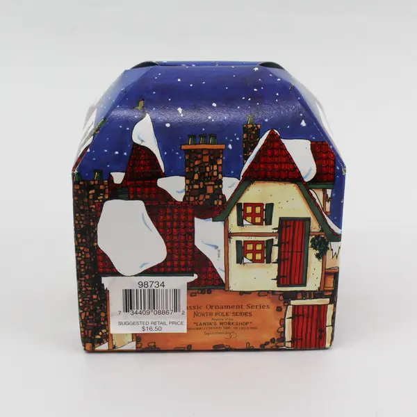 1990 Dept. 56 North Pole Series SANTA'S WORKSHOP  98734 NIB Retired