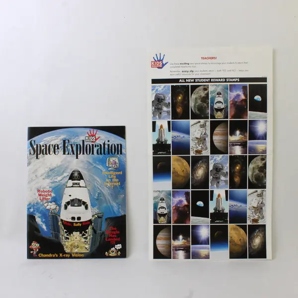 Kids Discover Magazine Space Exploration 2006 With Stamps Good Condition