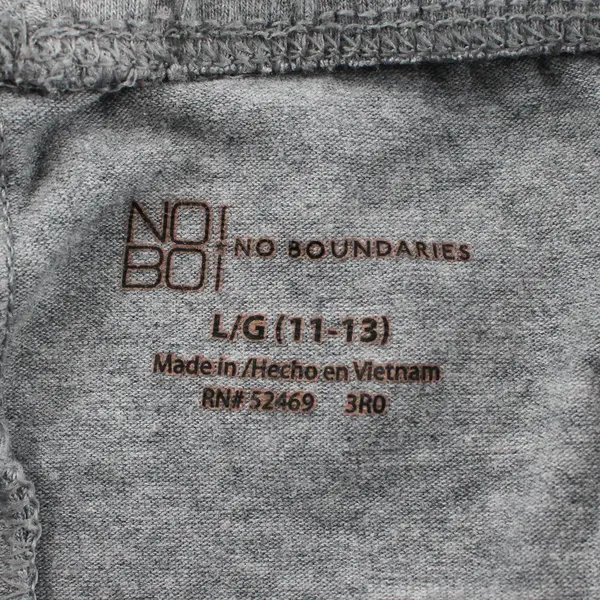 No Boundaries Gray Ankle Leggings Juniors Large 11-13