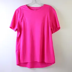 Avia Pink Vented Activewear Short-Sleeved T-Shirt Women's XL 16-18