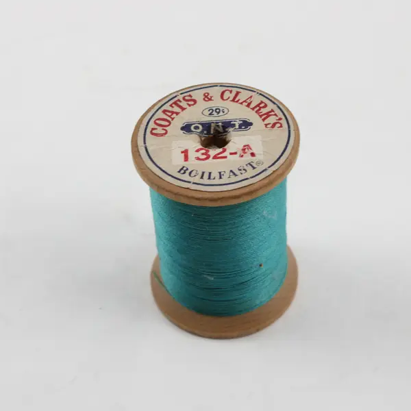 Lot of 5 Blue Sewing Thread Spools Assorted Shades for Quilting
