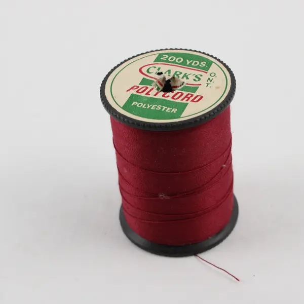 Lot of 5 Red Sewing Thread Spools Assorted Shades Quilting