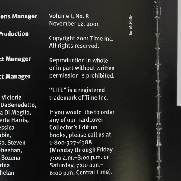 In the Land of the Free September 11 And After LIFE A Commemorative Nov 2001