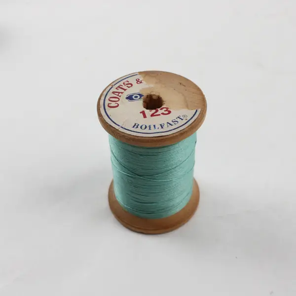 Lot of 5 Blue/Teal Sewing Thread Spools Assorted Shades for Quilting