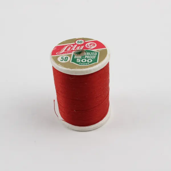 Lot of 5 Red/Orange Sewing Thread Spools Assorted Shades for Quilting