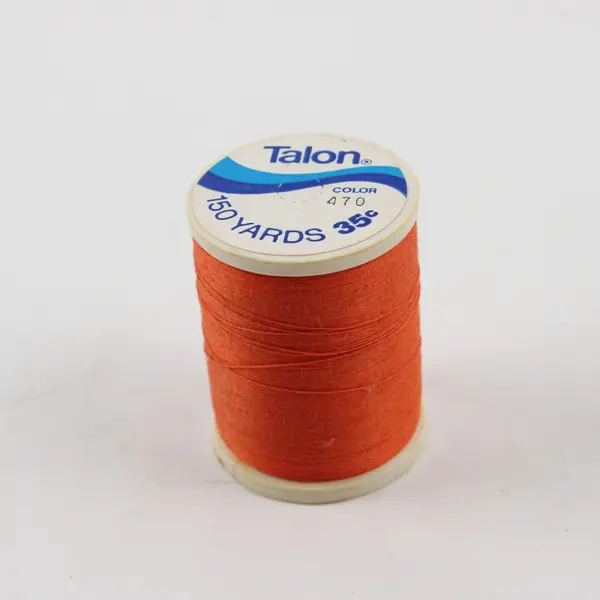 Lot of 5 Orange Sewing Thread Spools Assorted Shades for Quilting
