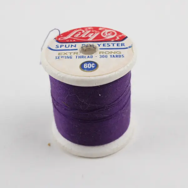 Lot of 5 Purple Sewing Thread Spools Assorted Shades for Quilting