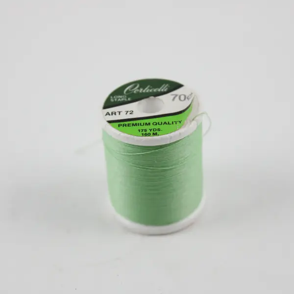 Lot of 5 Green Sewing Thread Spools Assorted Shades for Quilting