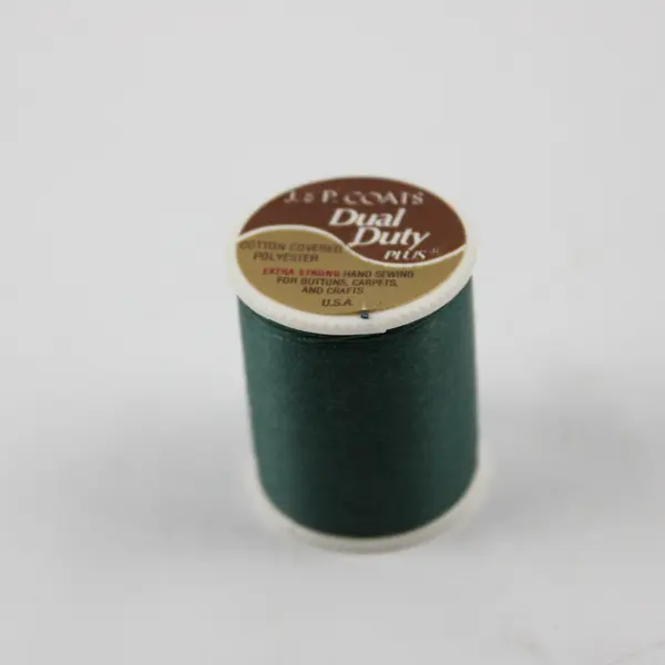 Lot of 5 Green Sewing Thread Spools Assorted Shades for Quilting