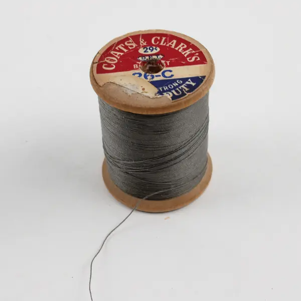 Lot of 4 Grey Sewing Thread Spools Assorted Shades for Quilting