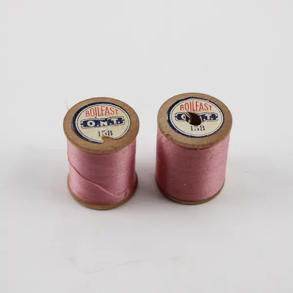 Lot of 5 Pink Sewing Thread Spools Assorted Shades for Quilting