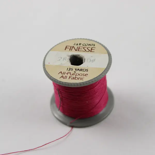 Lot of 5 Pink Sewing Thread Spools Assorted Shades for Quilting