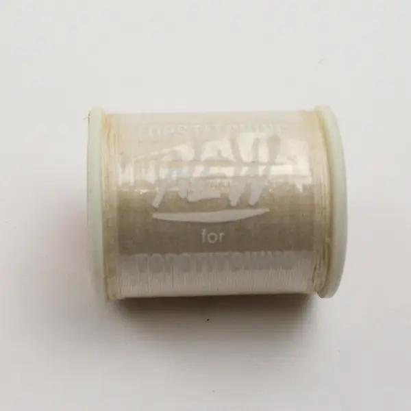 Lot of 5 White/Off White Sewing Thread Spools Assorted Shades for Quilting