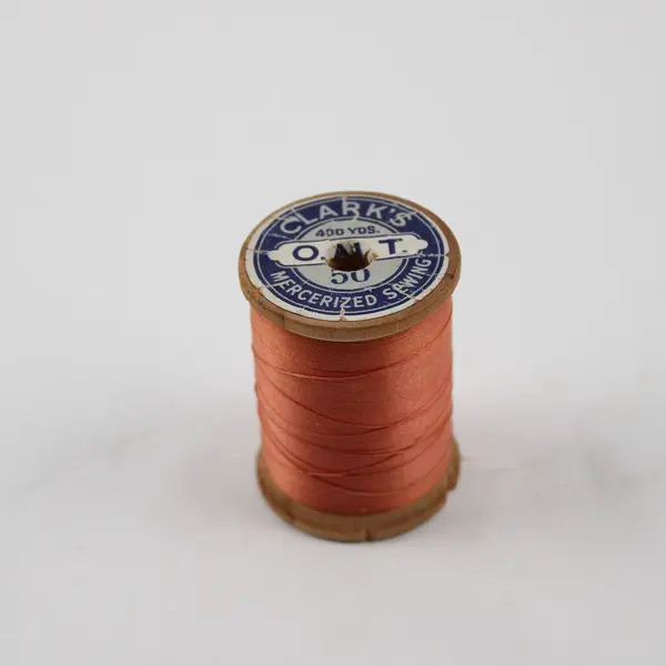Lot of 5 Orange Sewing Thread Spools Assorted Shades for Quilting