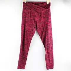 No Boundaries Magenta and Black Ankle Leggings Juniors Large 11-13