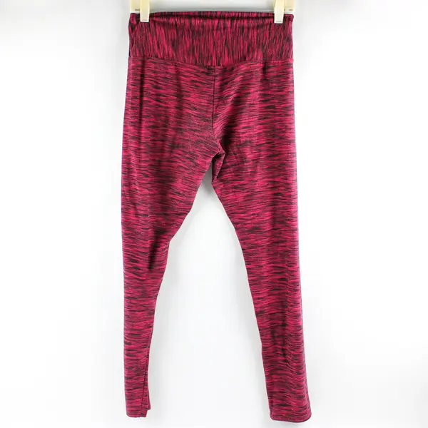 No Boundaries Magenta and Black Ankle Leggings Juniors Large 11-13