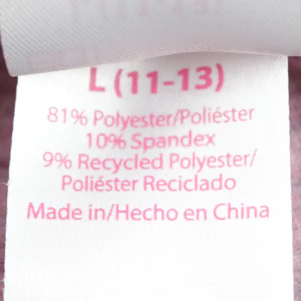 No Boundaries Magenta and Black Ankle Leggings Juniors Large 11-13