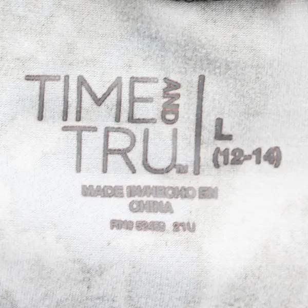 Time And Tru Green Tie-Dye Leggings Women's Large 12-14