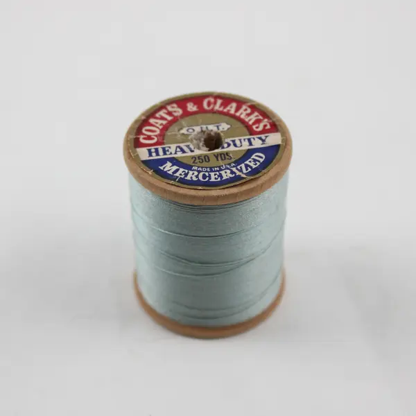 Lot of 5 Blue/Teal Sewing Thread Spools Assorted Shades for Quilting