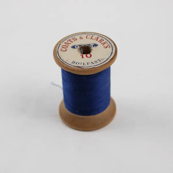Lot of 5 Blue/Teal Sewing Thread Spools Assorted Shades for Quilting