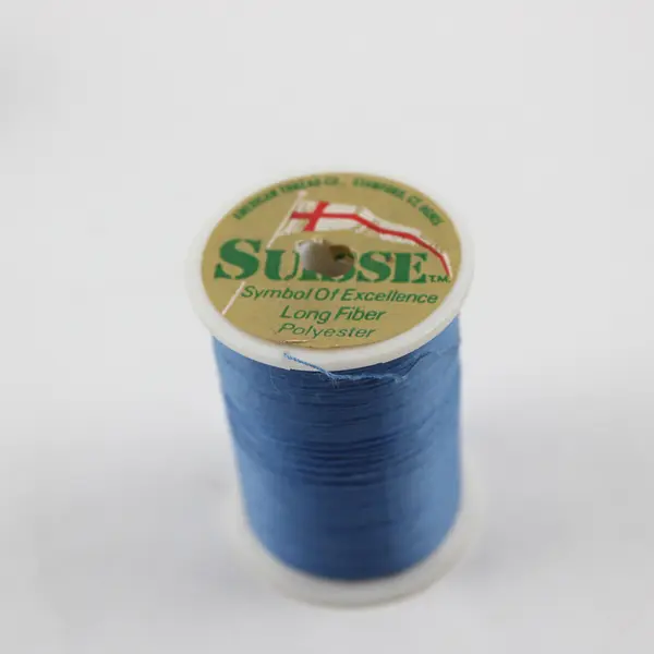 Lot of 5 Blue Sewing Thread Spools Assorted Shades for Quilting