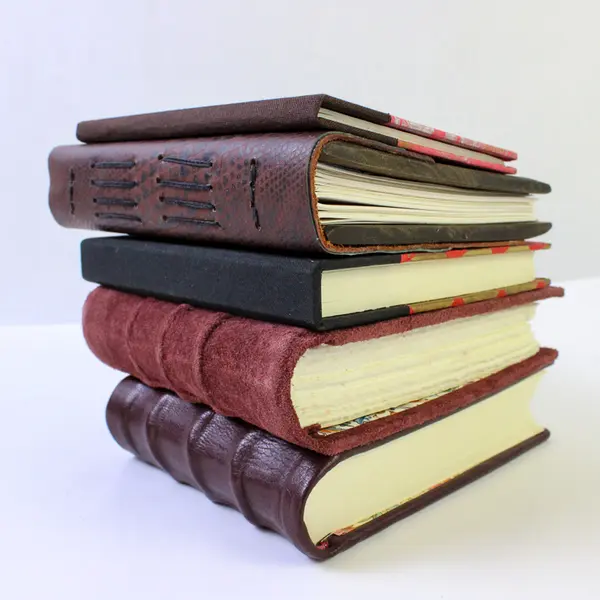 Lot of 5 Handcrafted Books With Blank Pages for Journaling Diaries Hardcover 