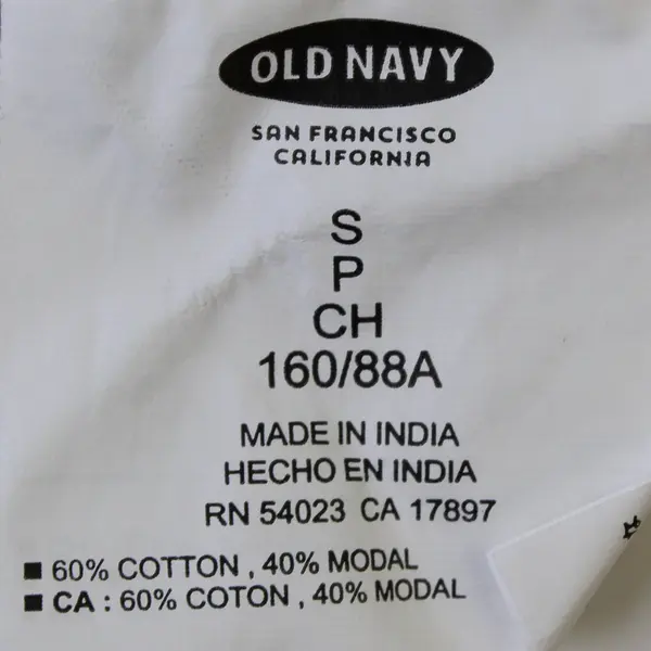 Old Navy Maternity Women's S Petite White Cotton Crochet Lace Detail Blouse